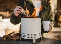 Solo Stove Mesa XL Mini-bålpanne Ø17,8 Benhvit