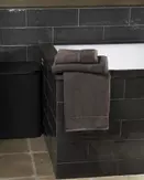 Halvor Bakke Clifton Håndkle bomull-viskose brun (479-117622, 117623, 117624)