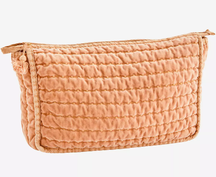 Madam Stoltz Quiltet Toalettveske Melon Sorbet 30xH20