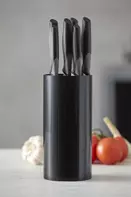 Funktion Knivblokk Rund Svart Ø11