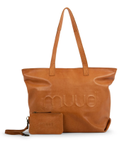 Muud Laura Shopper Skinn Whisky (569-QB-4395)