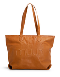Muud Laura Shopper Skinn Whisky (569-QB-4395)