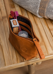 Muud Laura Make-up Bag Skinn Whisky (569-QB-4408)