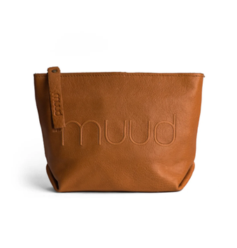 Muud Laura Make-up Bag Skinn Whisky (569-QB-4408)