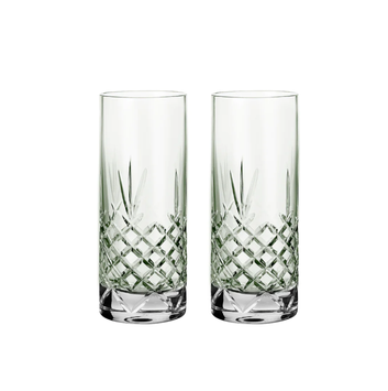 Frederik Bagger Crispy Highball Emerald 2stk longdrinkglass