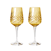 Frederik Bagger Crispy Madame Hvitvinsglass Citrine_2stk (433-10462)
