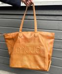 Muud Laura Shopper Skinn Whisky (569-QB-4395)