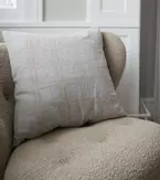 Elvang  Dahlia Putetrekk Bomull-Lin Grey 50x50 (666-95005-grey)