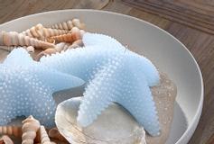 Riviera Maison Stearinlys Sjøstjerne Lys Blå