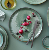 Bitz Gastro Tallerken 27cm Svart-Grønn (379-821254)