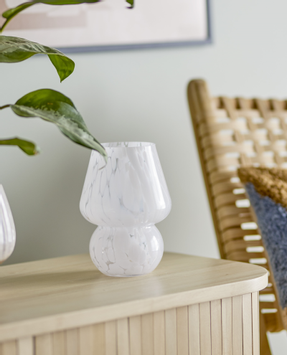 Bloomingville Halim Vase Hvit Ø13xH18,5