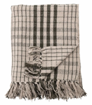 Bloomingville Fryd Pledd Bomull Grønn 130x160 (152-82049915)