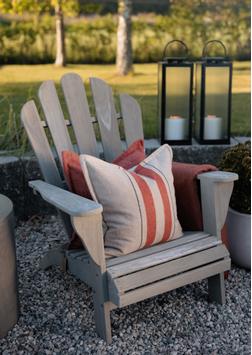 Halvor Bakke Vivero Putetrekk Ull Beige-Rust 50x50 (415-H34530)