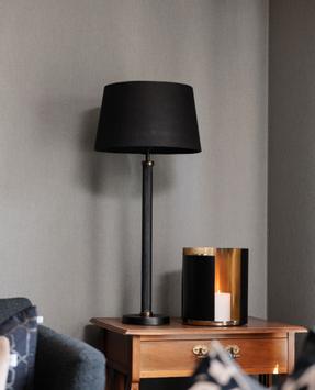 Halvor Bakke Puro Lampefot Svart Rille H59