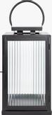 Halvor Bakke Lanterne Riller Rustfri Svart H36cm (415-H57530)