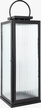 Halvor Bakke Lanterne Riller Rustfri Svart H56 (415-H57531)