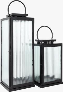 Halvor Bakke Lanterne Riller Rustfri Svart H56 (415-H57531)