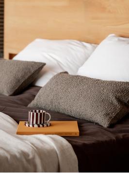 Svanefors  Trond Putetrekk Boucle Nougat 35x80 (718-1334-52-121)