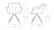 Riviera Maison Svingstol Carnaby-Dac Hvit-Boucle (443-8907001)
