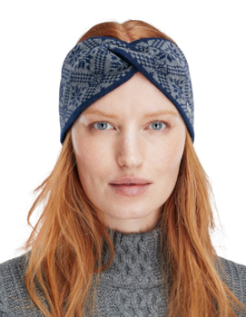 Dale of Norway  Christiania Pannebånd merino blå-grå (676-26701-H-bluegrey)