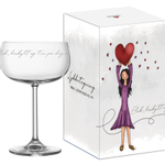 Lykketegning Champagneglass Elsk 35cl (655-46203397)