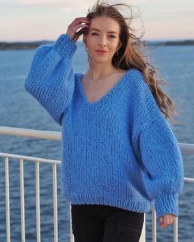 Knit Norway VEDA Genser Oppskrift (642-10655)