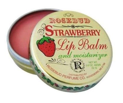 Rosebud Lip Balm Boks Strawberry