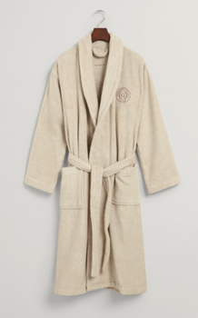 GANT Crest Morgenkåpe Putty (589-856006503-34)