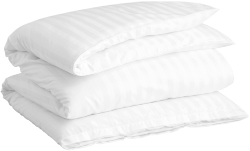 GANT Stripes Sengesett Sateng Hvit (589- sateng-stripes-hvit)