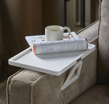 Riviera Maison Armlenebrett Monogram Plateau Hvit