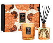 Voluspa Gavesett Duftlys+Duftpinner Spiced-Pumpkin-Latte (703-V74321)