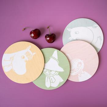 Mummi Glassbrikker Coasters 4stk (489-6416114970575)