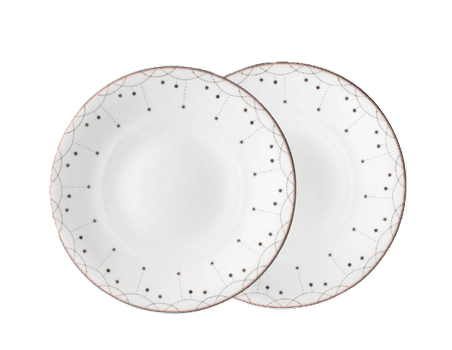 Wik & Walsøe Julemorgen Girlander Tallerken 28cm 2stk (500-95404)