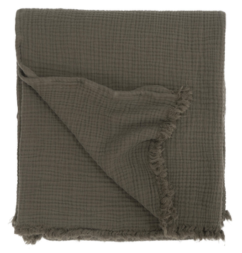 Gustav Ovland Nicola Sengeteppe Salviegrønn 160x260  (479-118124)