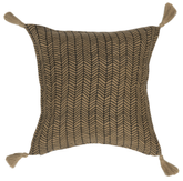 Gustav Ovland Arrow Putetrekk Jute Sort 50x50 (479-118072)