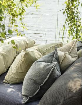 Gustav Ovland Romano Putetrekk Bomull Salviegrønn 50x50  (479-118082)