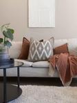 Rebell Milano Pledd Rust-Beige 130x170 (479-117986)