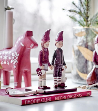 Bloomingville Elion Dekorasjon gutt+jente H12,5