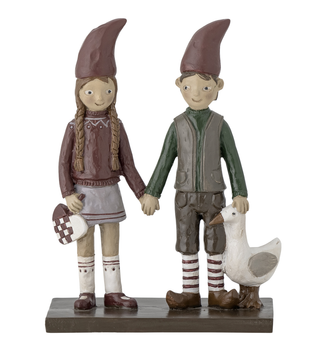 Bloomingville Elion Dekorasjon gutt+jente H12,5