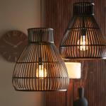 Light & Living Hengelampe Timaka Rattan Black Ø46 (745-2912978)