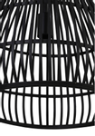 Light & Living Hengelampe Timaka Rattan Black Ø46 (745-2912978)