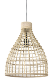 Light & Living Hengelampe Puerto Rattan Natural Ø40 (745-2944184)
