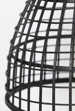 Light & Living Hengelampe Puerto Rattan Black Ø40 (745-2944112)