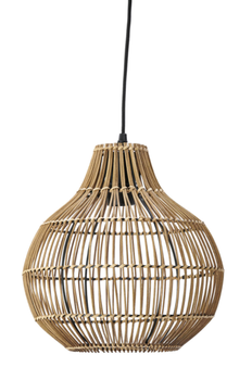 Light & Living Hengelampe Pacino Rattan Dark Brown (745-2950618,2950718,2950818)