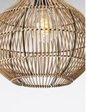 Light & Living Hengelampe Pacino Rattan Dark Brown (745-2950618)