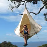 Cacoon  Hengekøye Double Natural-White Ø180 (540-CACDW1)