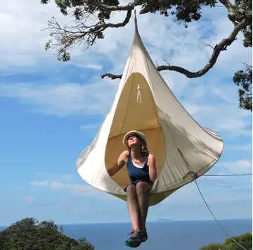 Cacoon  Hengekøye Double Natural-White Ø180 (540-CACDW1)