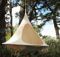 Cacoon  Hengekøye Double Natural-White Ø180