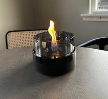 Tenderflame Rosie 18 Svart-Smoke 18x16cm