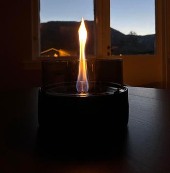 Tenderflame Rosie 18 Svart-Smoke 18x16cm (655-600172)